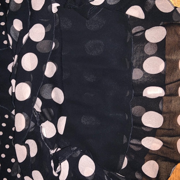 Tommy Hilfiger Polka Dot Black & Cream Skirt - Picture 3 of 4